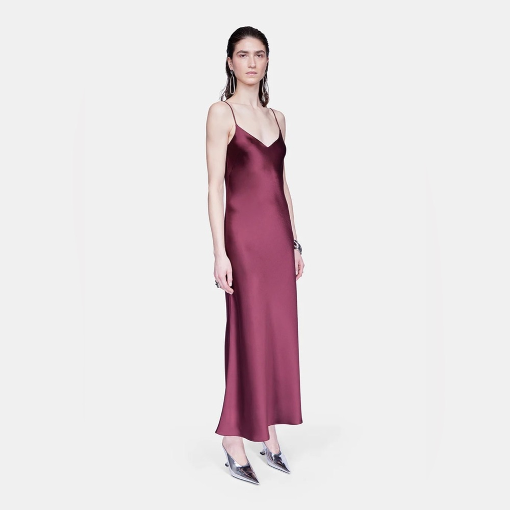 NWT - GALVAN LONDON - Cropped V-Neck Slip Dress